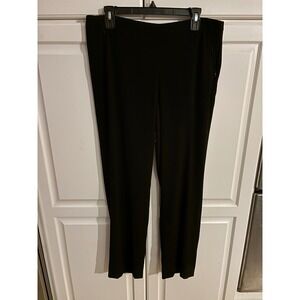 Black Dress Pants Women's Elegant Tailored Career Business Casual Trousers